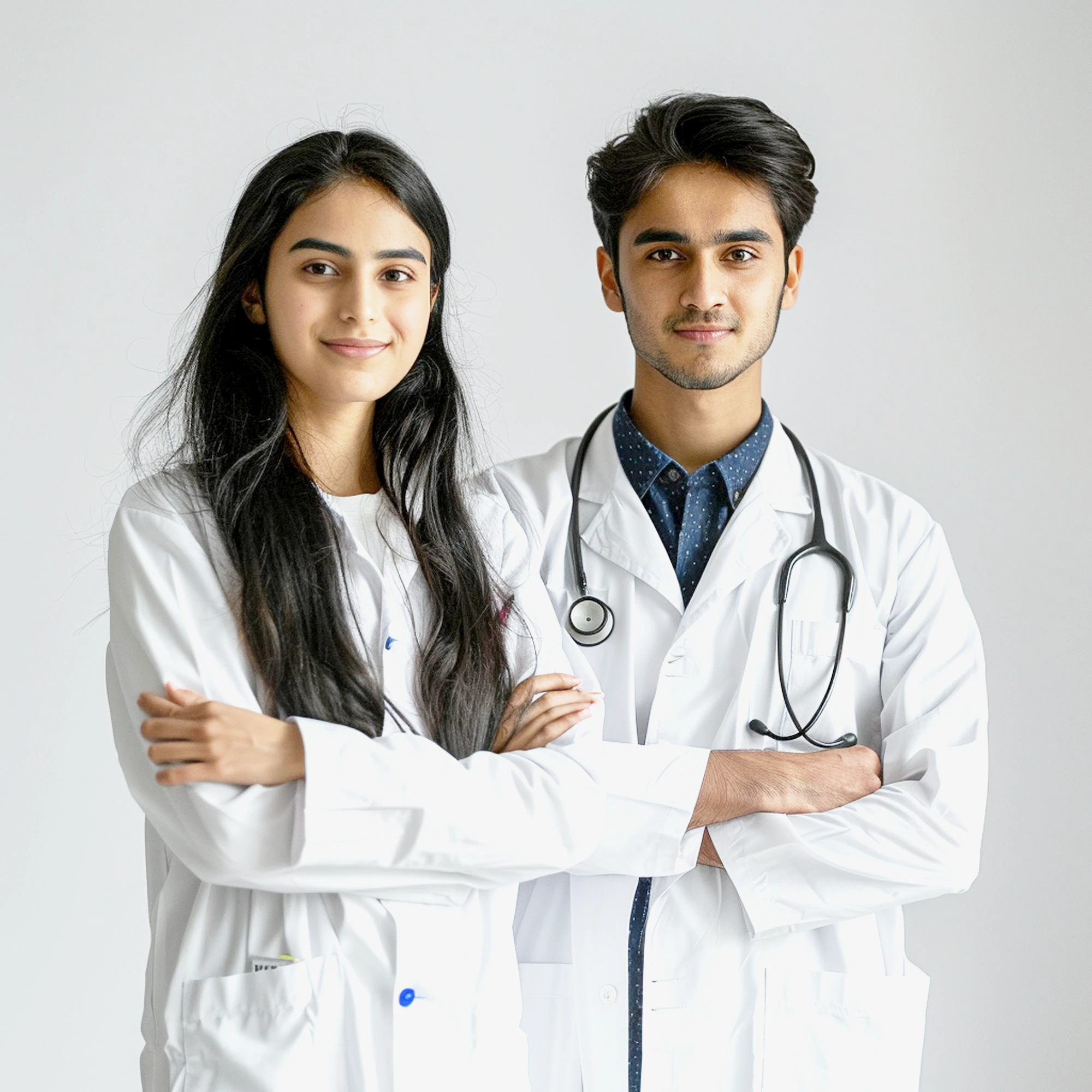 Doctor with patient